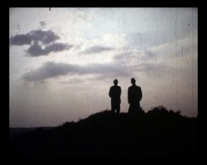 Holst and Hardy silhouette on Egdon Heath